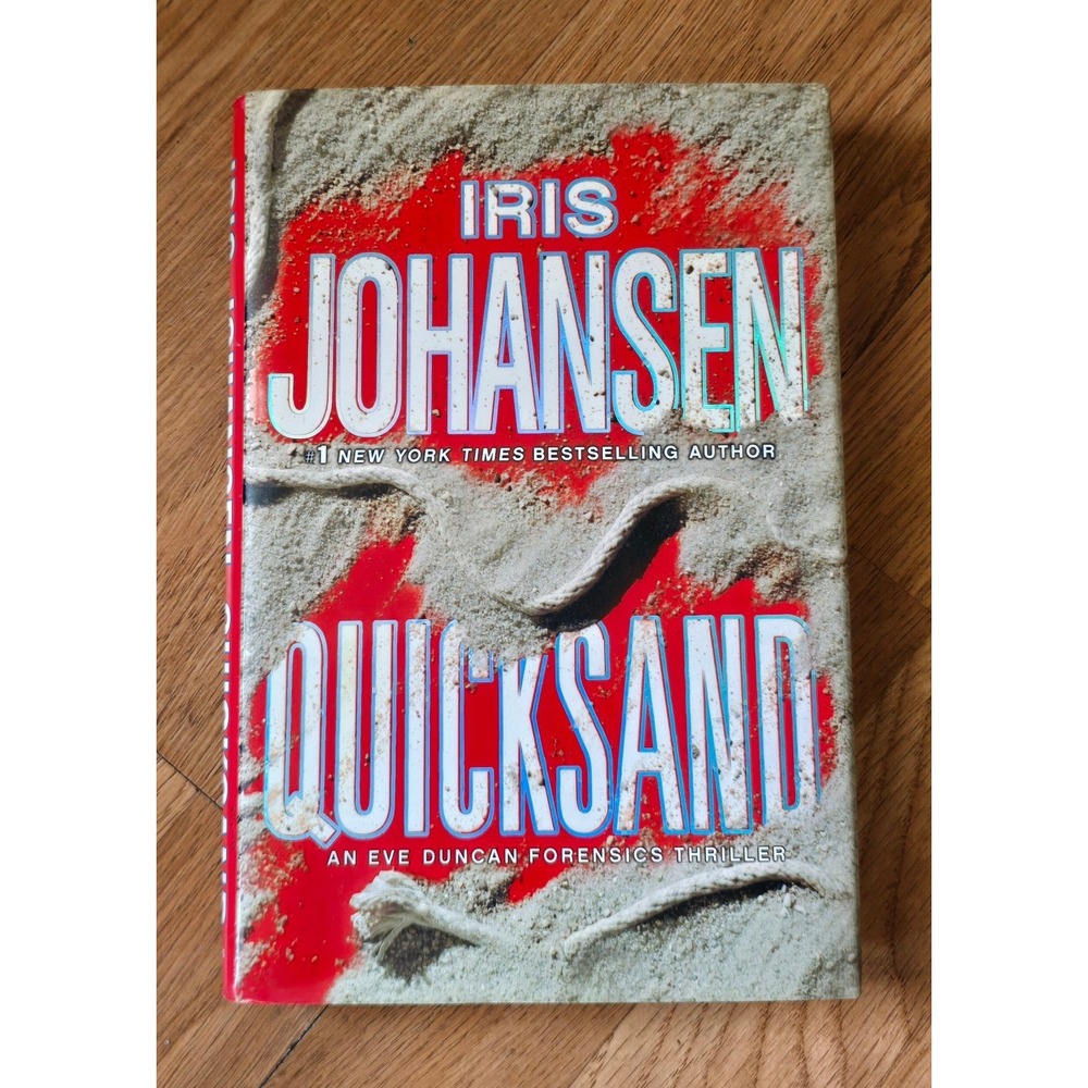 1st Edition Iris Johansen Quicksand book Hardcover With Dust Jacket Eve Duncan